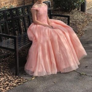 Ball gown dress. Only worn once.